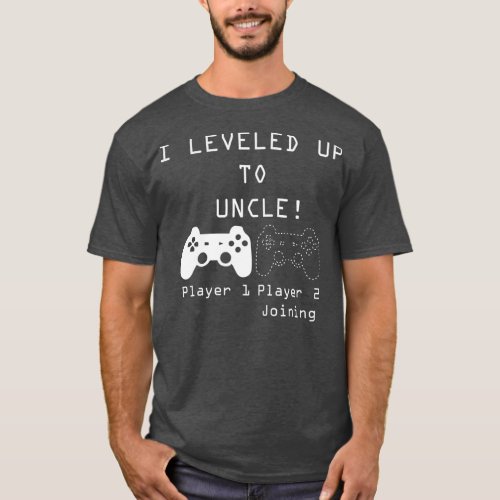 I leveled up to Uncle new uncle gaming T_Shirt
