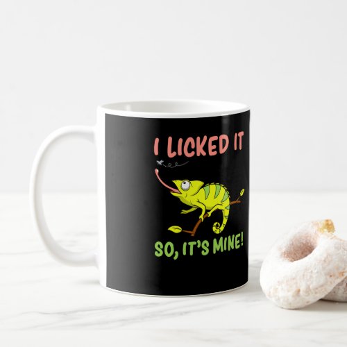 I Licked It So Its Mine  Lizard Reptiles Coffee Mug