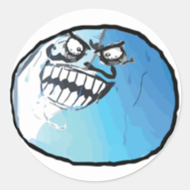 I Lied Comic Meme Classic Round Sticker (Front)