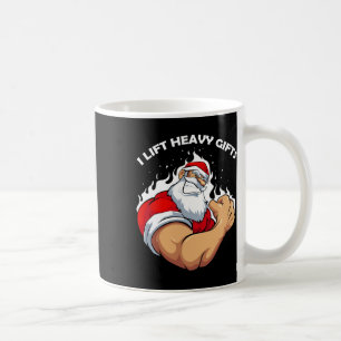 I Lift Heavy S Christmas Cool Santa Bodybuilding W Coffee Mug