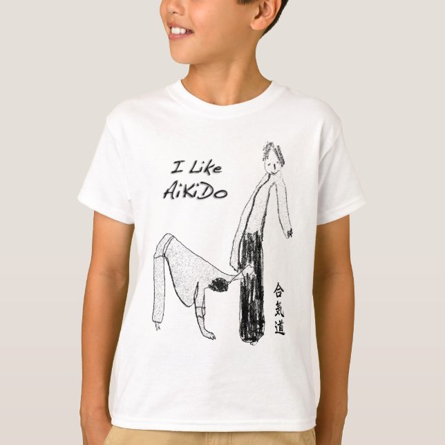 I like Aikido - Sankyo T-Shirt (Front)