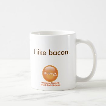 I Like Bacon Coffee Mug by Lowschmaltz at Zazzle