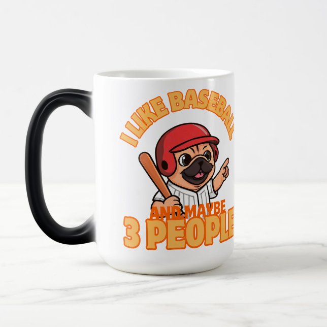 I like baseball  color morph mug  (Left)