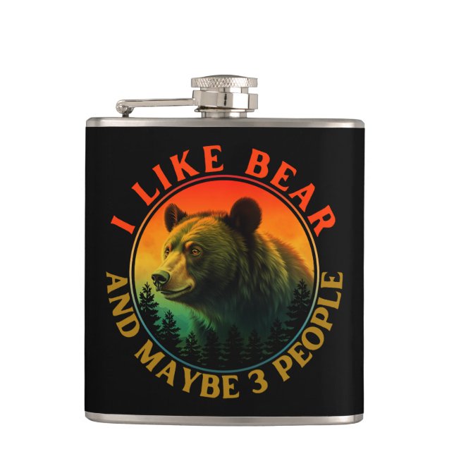 I like bear and maybe 3 people flask (Front)