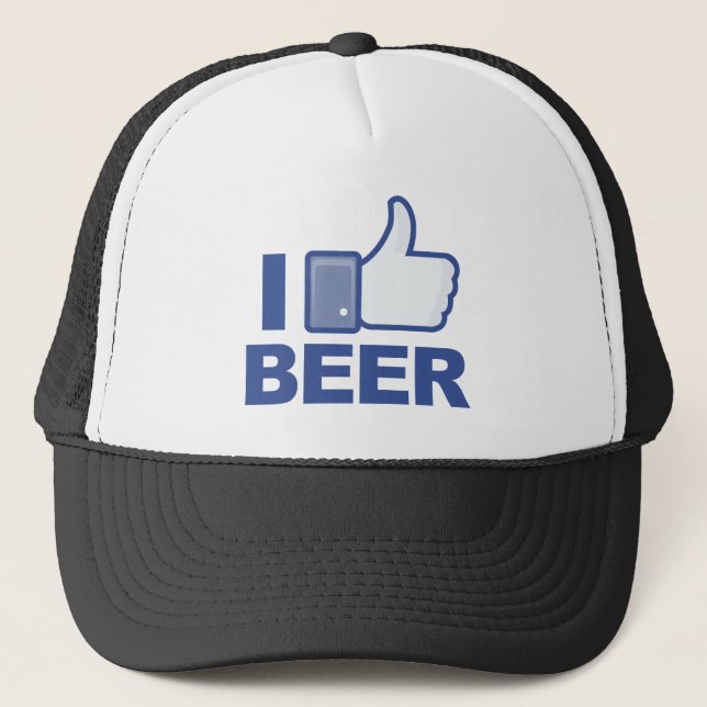 i LIKE beer! Trucker Hat (Front)