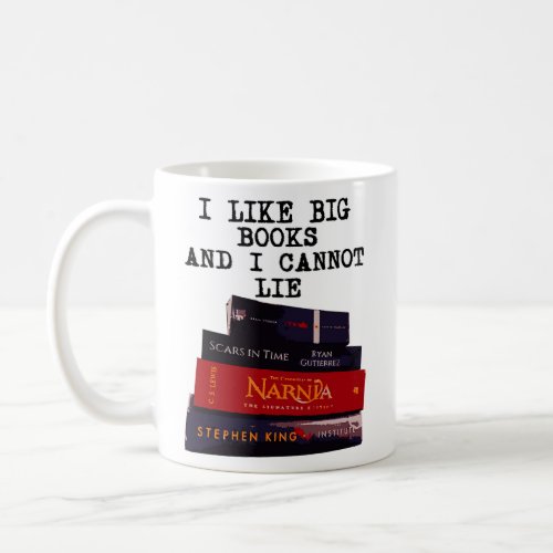 I like big books 1  coffee mug