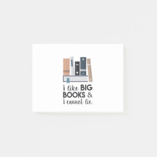 I like big books and I cannot lie! Post-it Notes