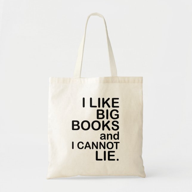 I Like Big Books. Bag (Front)