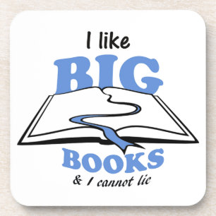 I like Big Books Beverage Coaster