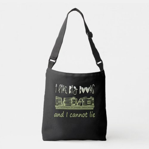 I like big books crossbody bag