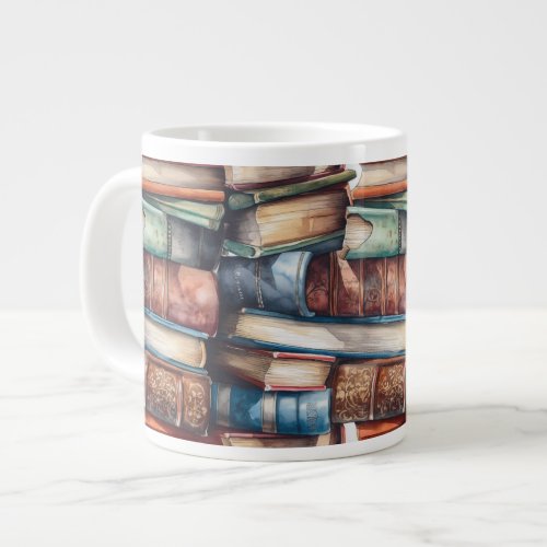 I Like Big Books Giant Coffee Mug