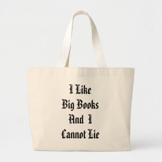 I Like Big Books Large Tote Bag