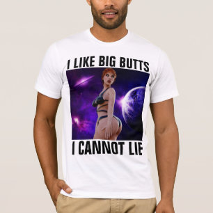 I LIKE BIG BUTTS I CANNOT LIE VINTAGE T-SHIRTS