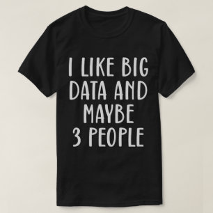 I Like Big Data And Maybe 3 People T-Shirt