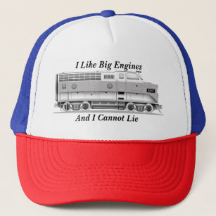 I Like Big Engines (Trains) Cannot Lie Railroad Trucker Hat