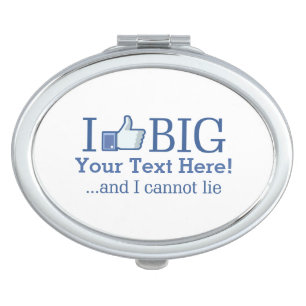 I Like Big Personalize with Your Text Easily Vanity Mirror