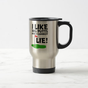 I Like big Putts funny golf mug