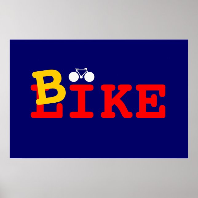 I like bike poster (Front)