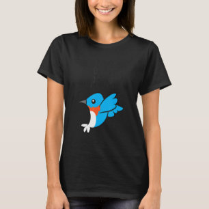 I Like Bluebirds And Maybe Like 3 People Cute Blue T-Shirt