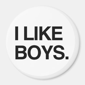 I LIKE BOYS MAGNET