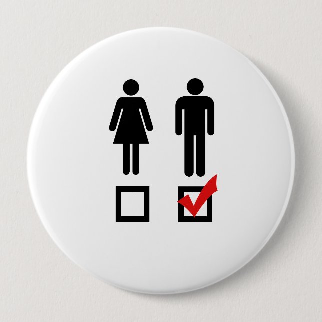 I Like boys Pinback Button (Front)