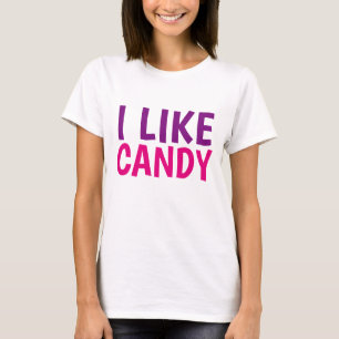 I LIKE CANDY, VINTAGE Womens T-Shirts