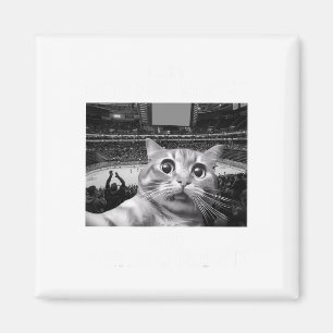 I Like Cats And Hockey Maybe 3 People Funny Meme G Magnet