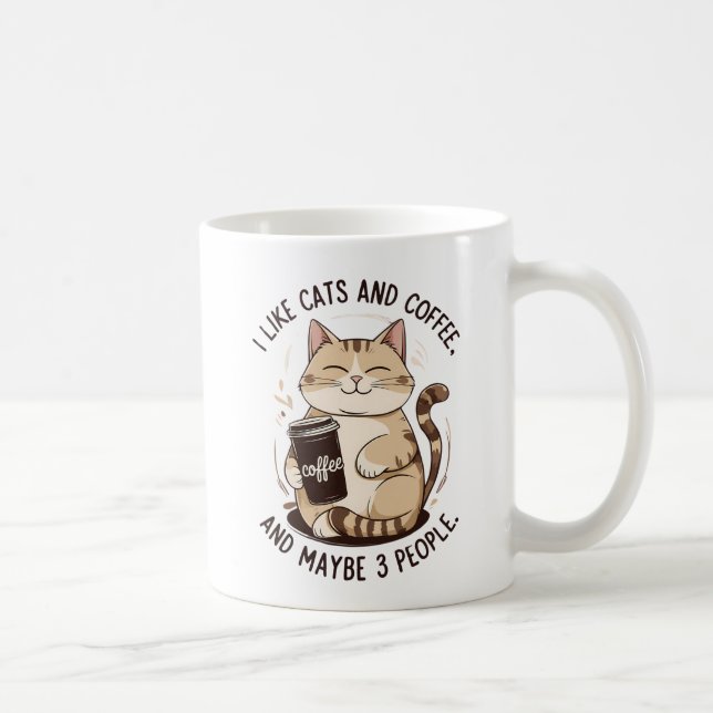 i like cats coffee and maybe 3 people mug (Right)