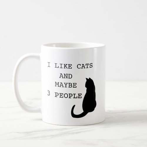 I like Cats Funny Mug