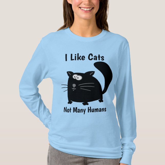 I Like Cats T-Shirt (Front)