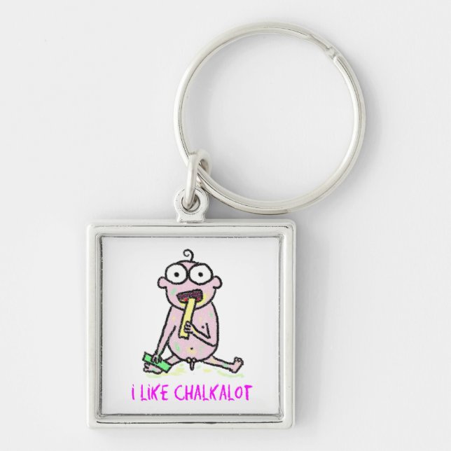 I Like Chalkalot Keychain (Front)