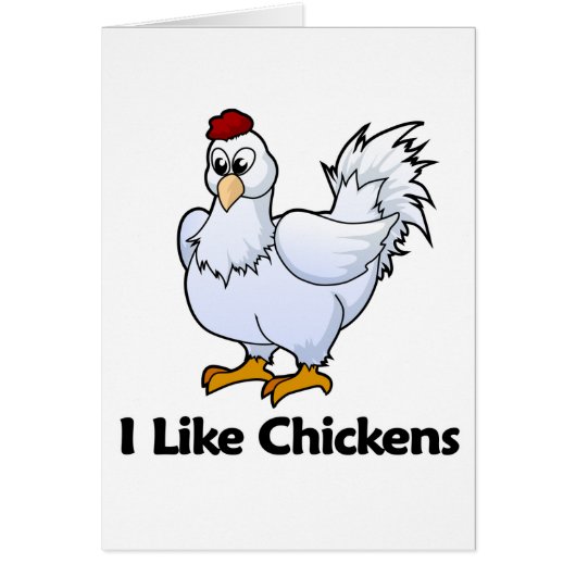 I Like Chickens Cards (Front)