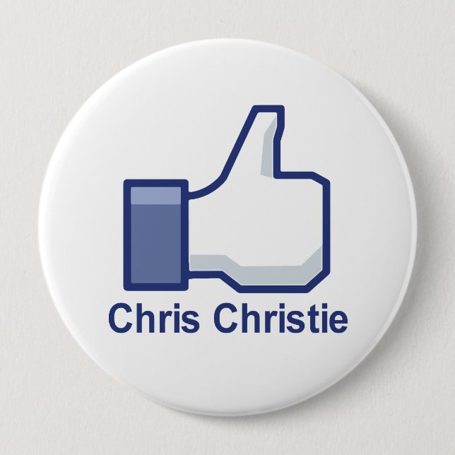 I LIKE CHRIS CHRISTIE BUTTON (Front)