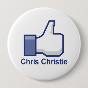 I LIKE CHRIS CHRISTIE BUTTON