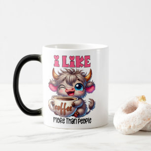 I Like Coffee More Than People Color Morph Mug