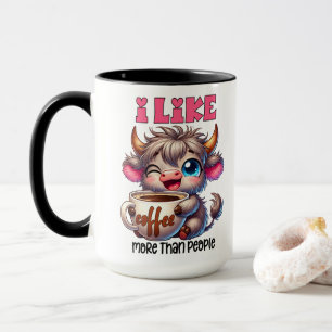 I Like Coffee More Than People Mug