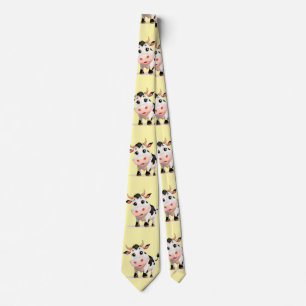 I Like Cows Art Thunder_Cove Neck Tie