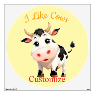 I Like Cows Art Thunder_Cove Wall Decal