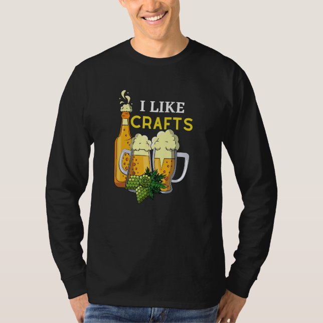 I Like Crafts Beer Microbrew Hops   2 T-Shirt (Front)