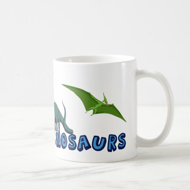 I Like Dinosaurs Coffee Mug (Right)