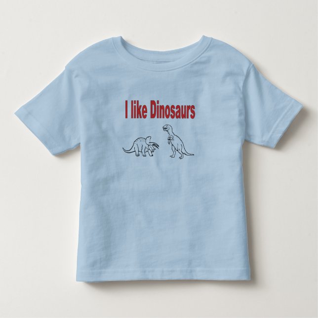 I like dinosaurs kids t-shirt (Front)