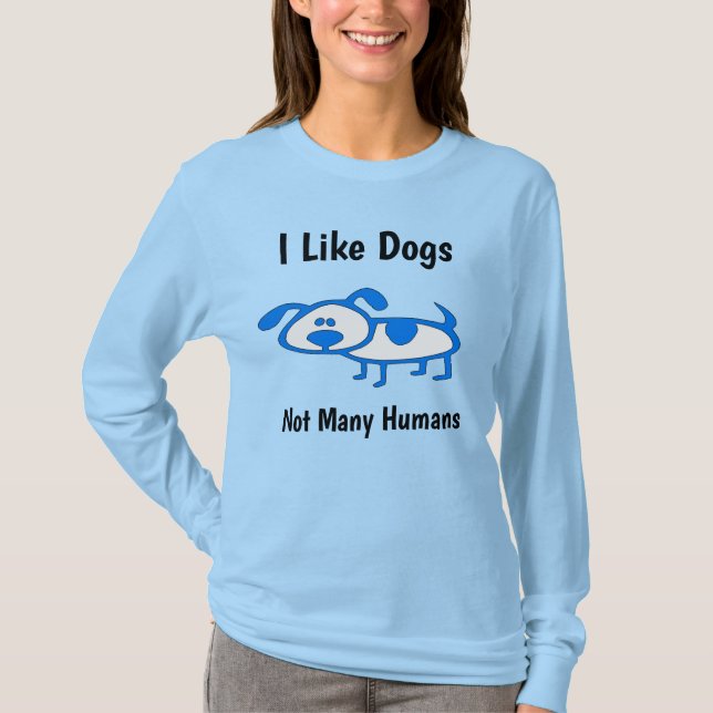 I Like Dogs T-Shirt (Front)