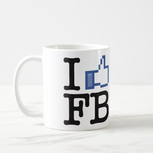 I Like FB Facebook thumbs up mug