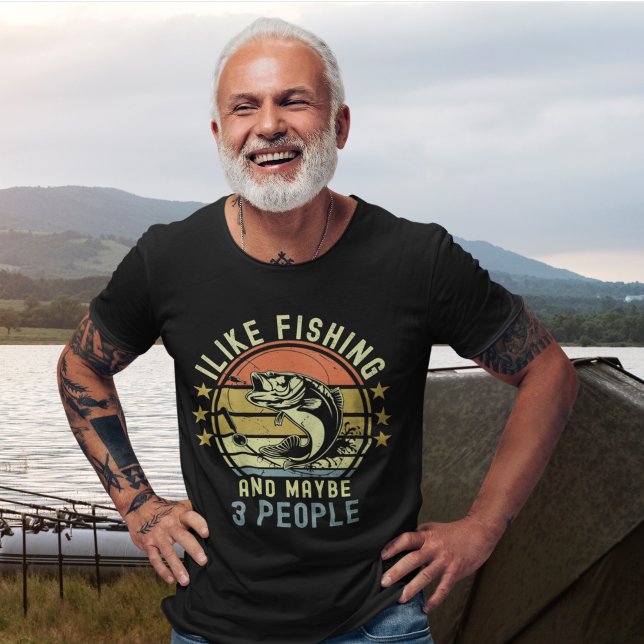 I Like Fishing and Maybe 3 | Gift for fishermen T-Shirt (Creator Uploaded)