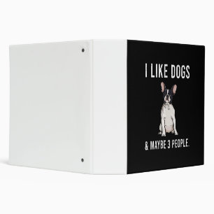 i like french bulldog and maybe 3 people gift ring binder