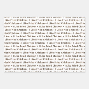 I Like Fried Chicken Wrapping Paper Sheets