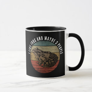 I LIKE FROG AND MAYBE 3 PEOPLE MUG