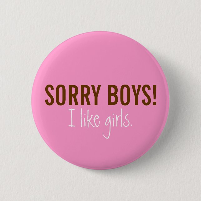 I like Girls Buttons (Front)