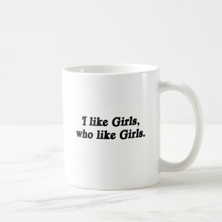 I like girls who like girls coffee mug
