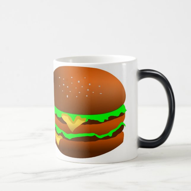 I like hamburgers, color morph mug  (Right)
